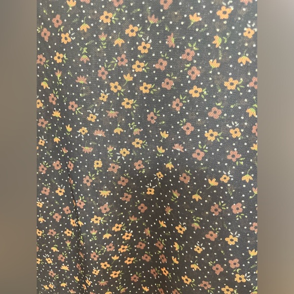 Black Floral Mesh Bodysuit (Sheer) Size M - Picture 10 of 11